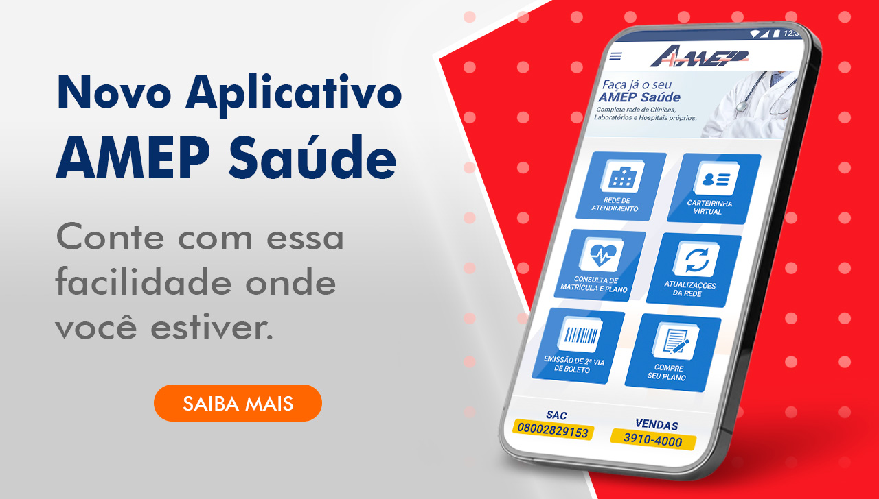 Novo Aplicativo AMEP SAÚDE